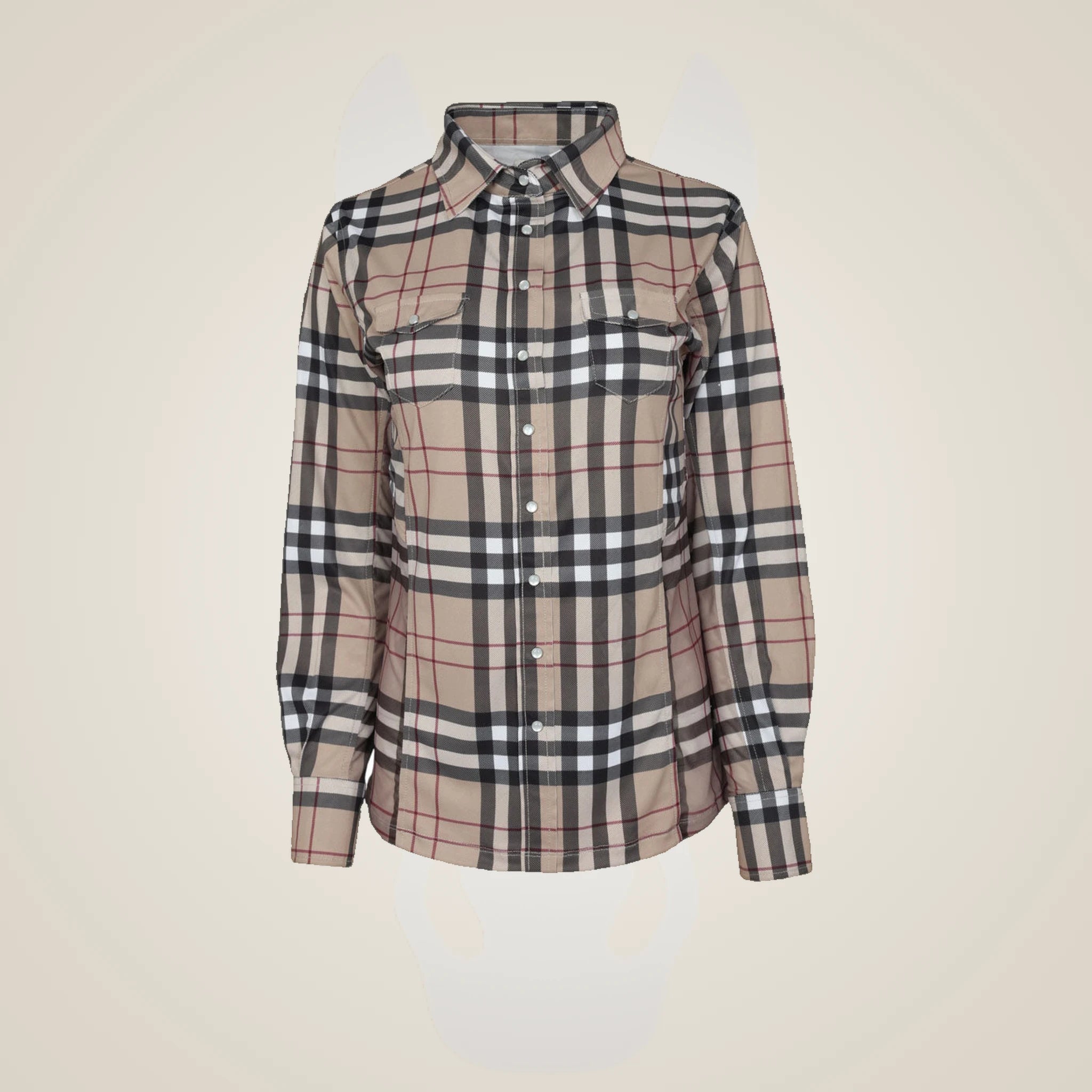 Dapplebay Holiday Plaid Western Top