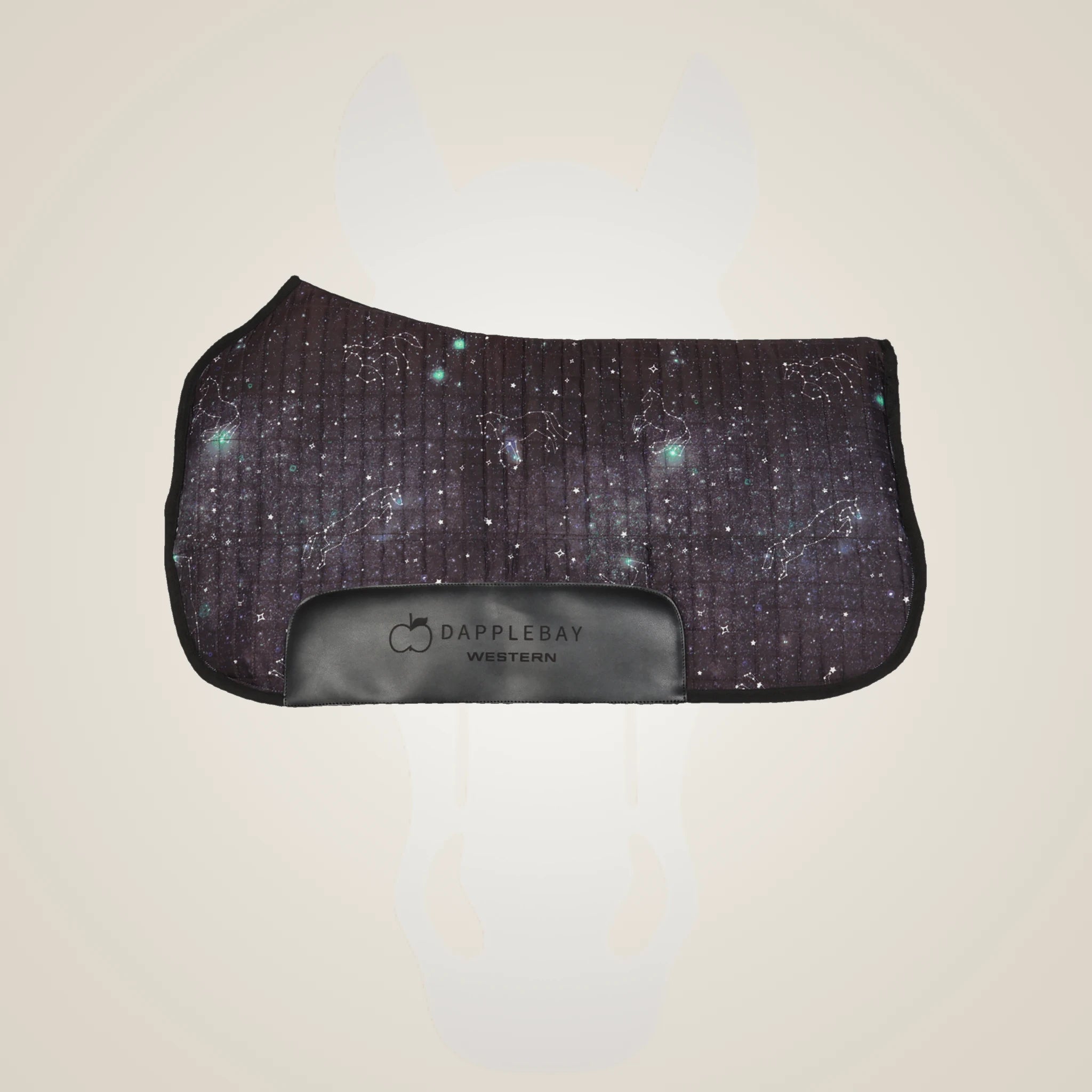 Dapplebay Midnight Constellation Western Saddle Pad - Multi