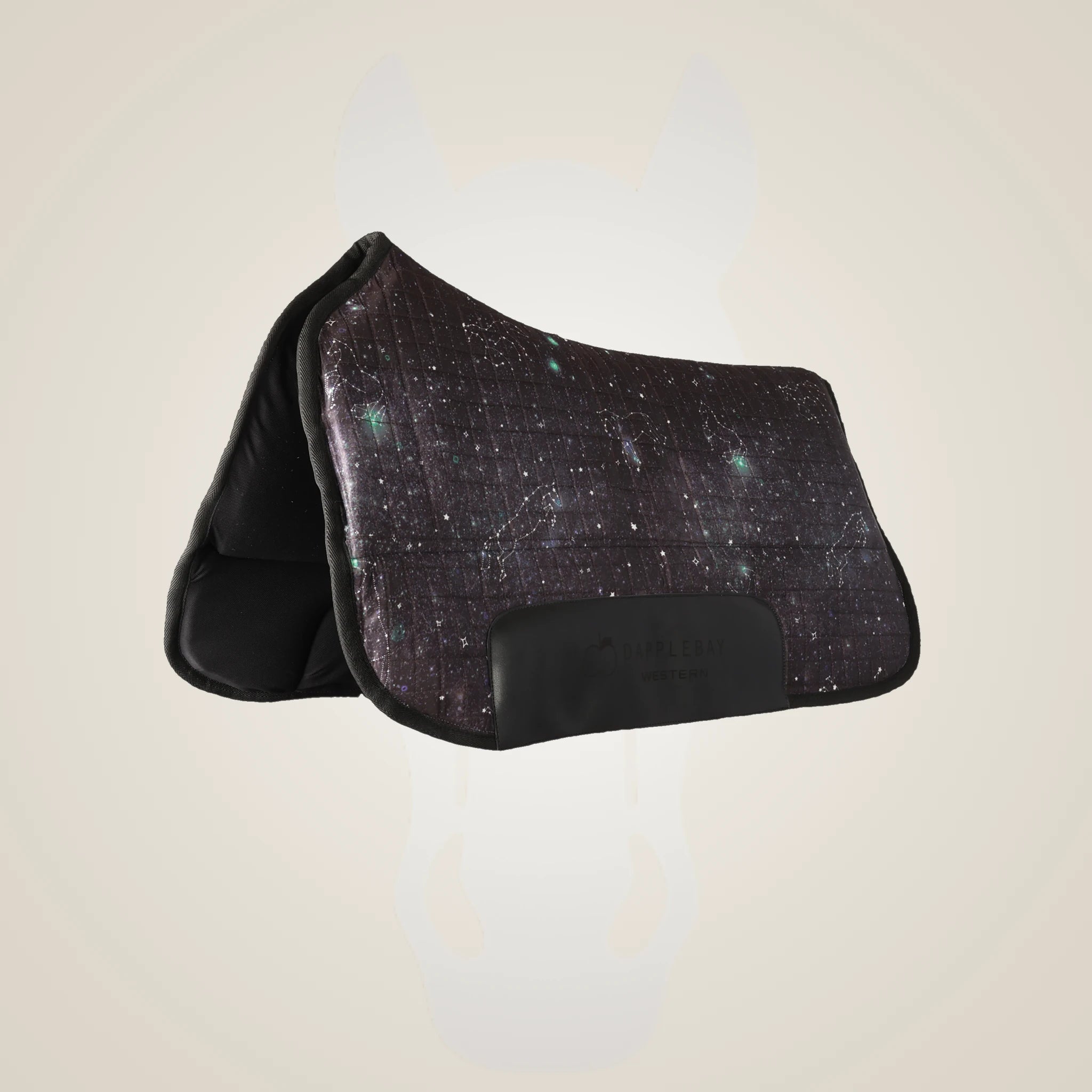 Dapplebay Midnight Constellation Western Saddle Pad - Multi