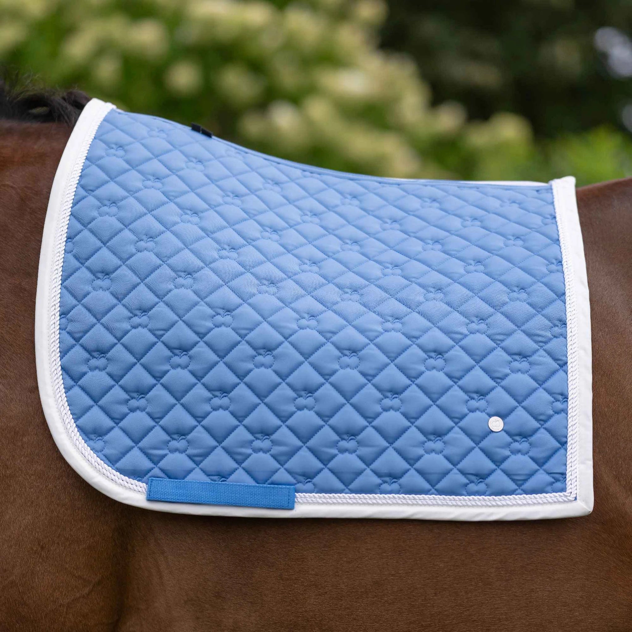 Dapplebay Sport Dressage Saddle Pad - French Blue - Blue