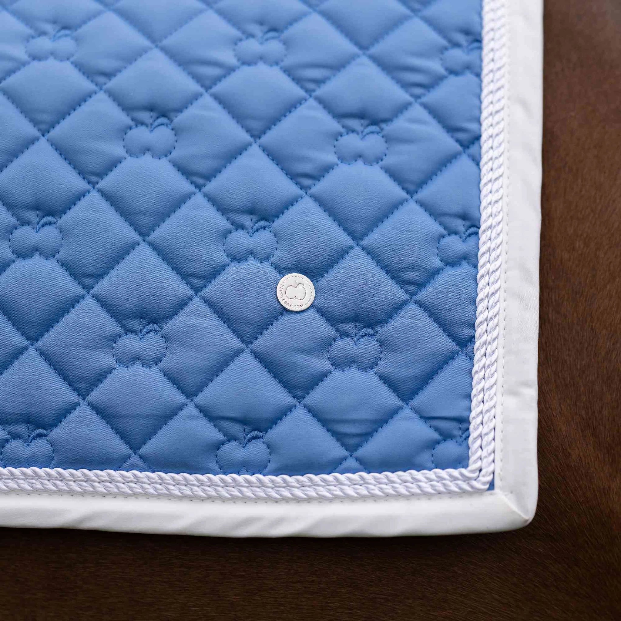 Dapplebay Sport Dressage Saddle Pad - French Blue - Blue