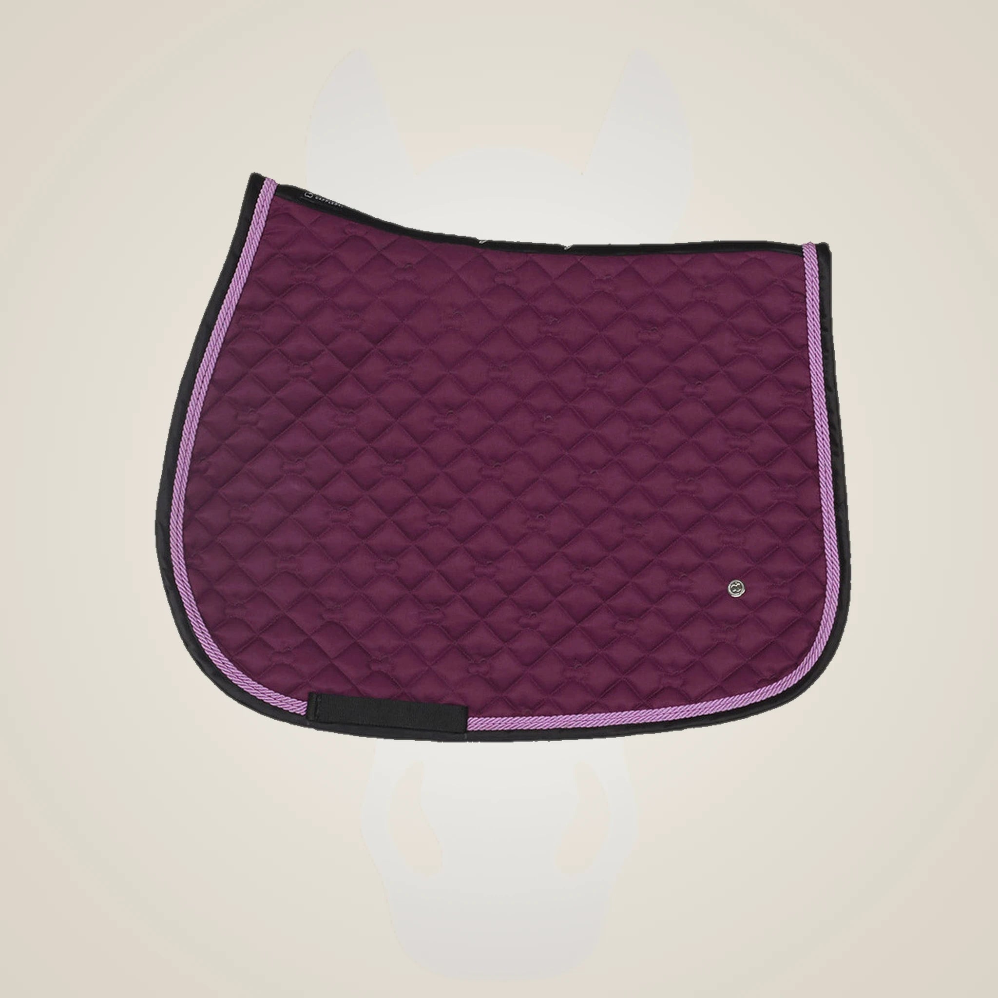 Dapplebay Sport Jump Saddle Pad - Plum