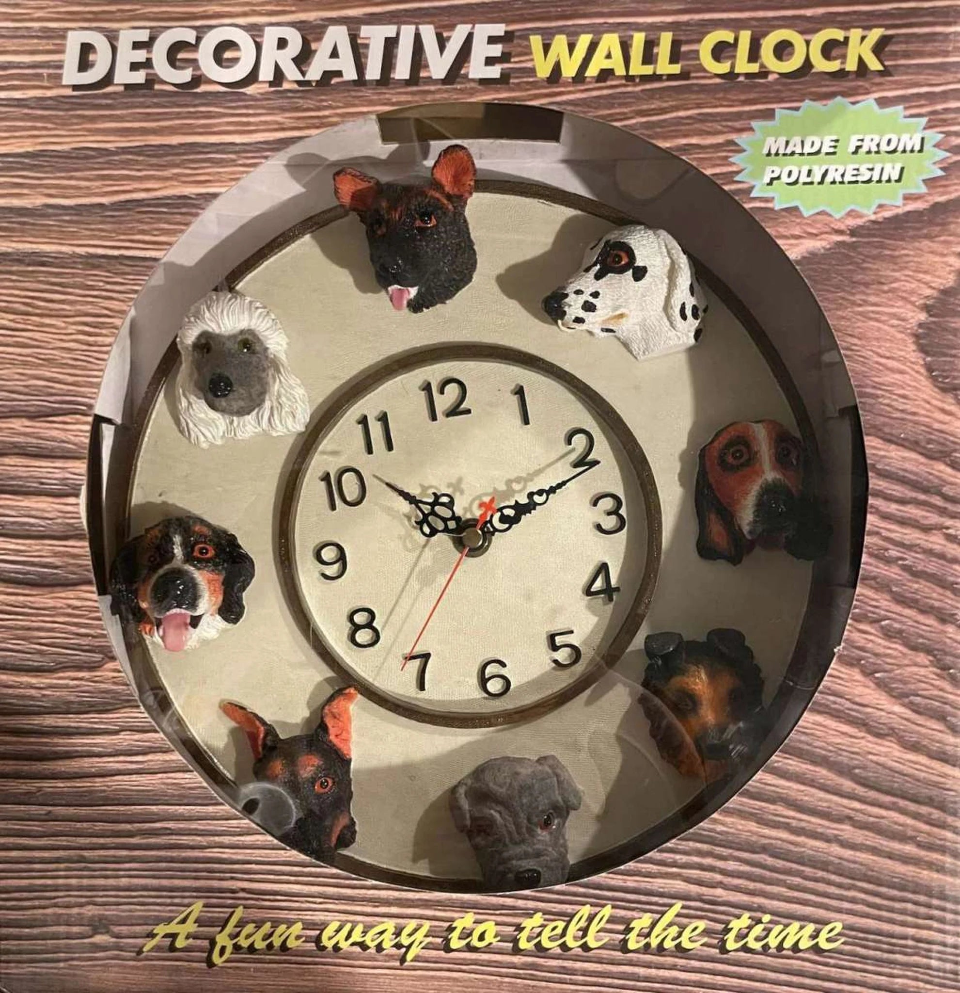 Decorative Dog Wall Clock product photo