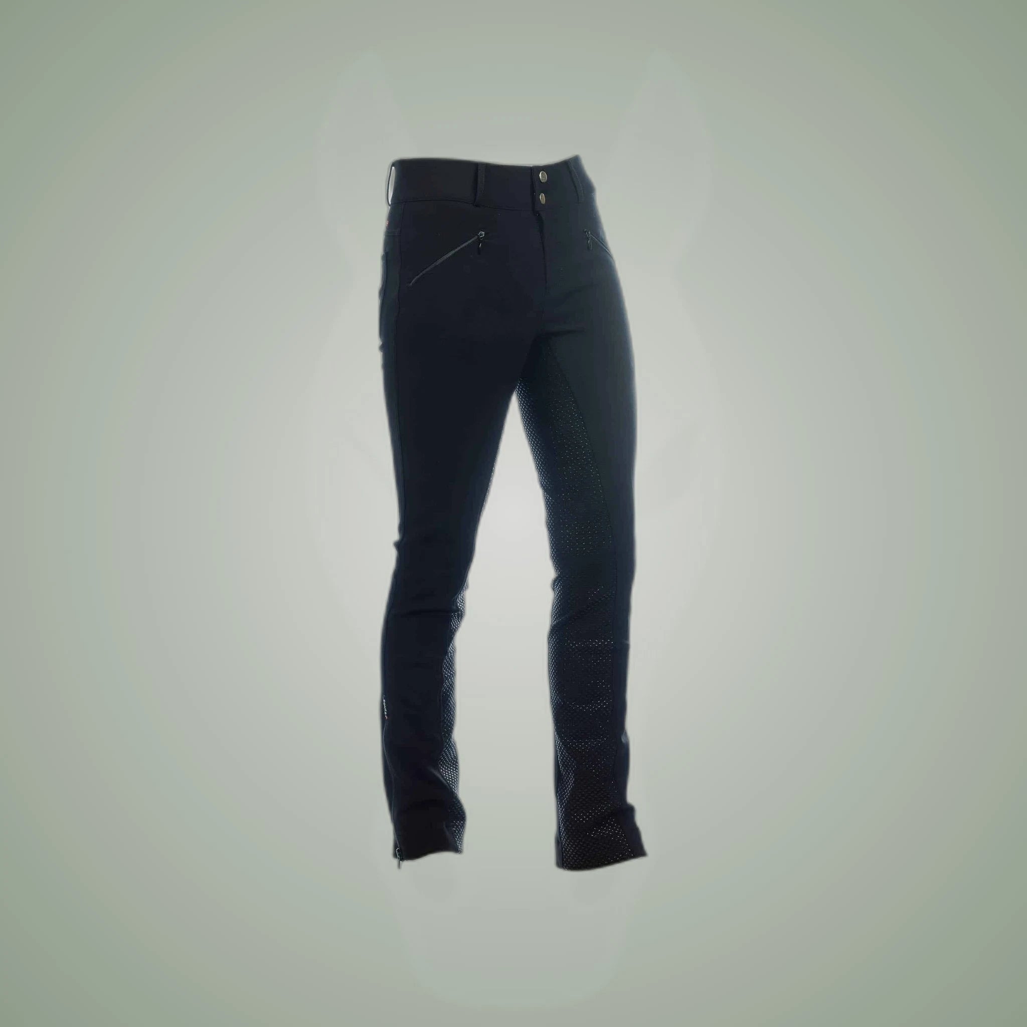 Eques Roma Ladies Jodhpurs on One-Eyed Equine branded background