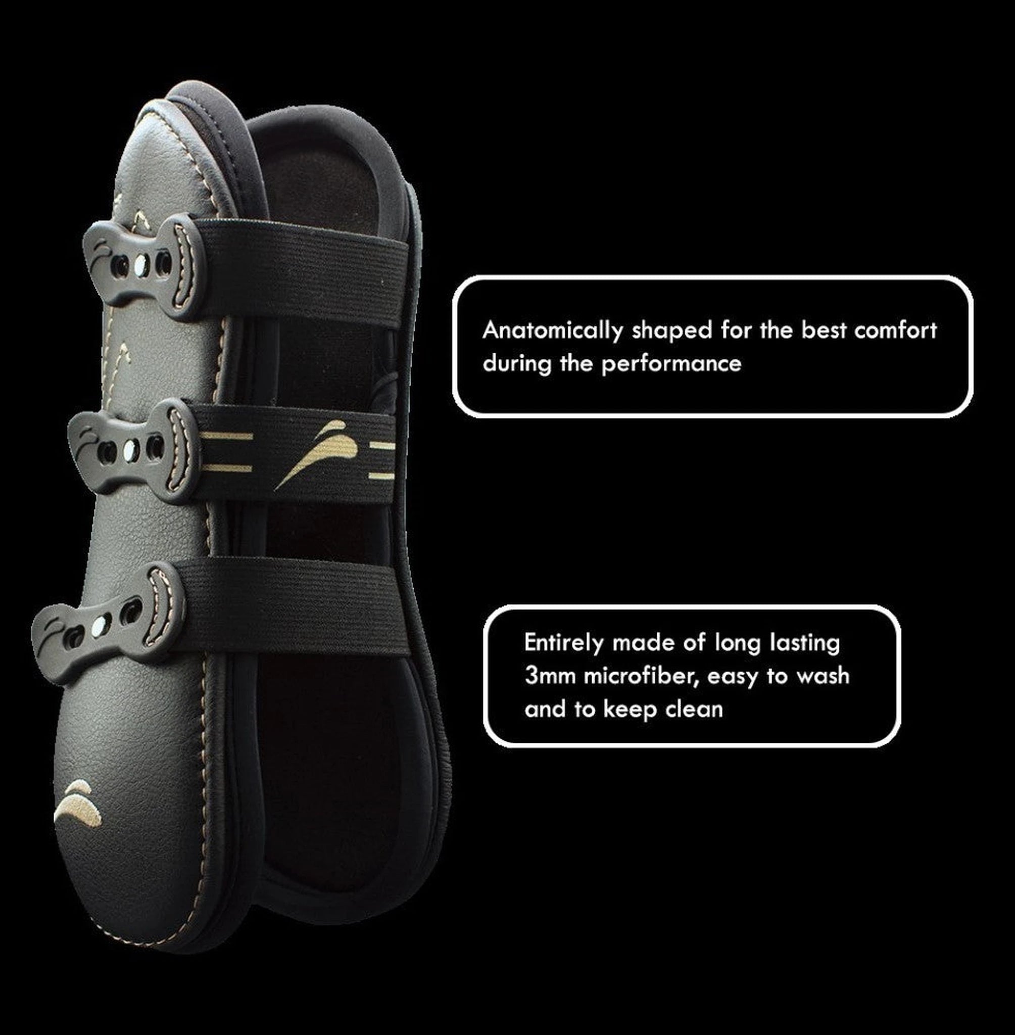 eQuick Glam Front Boot - Black