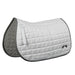 Equine Couture Coolmax Plush White Saddle Pad - White/Black