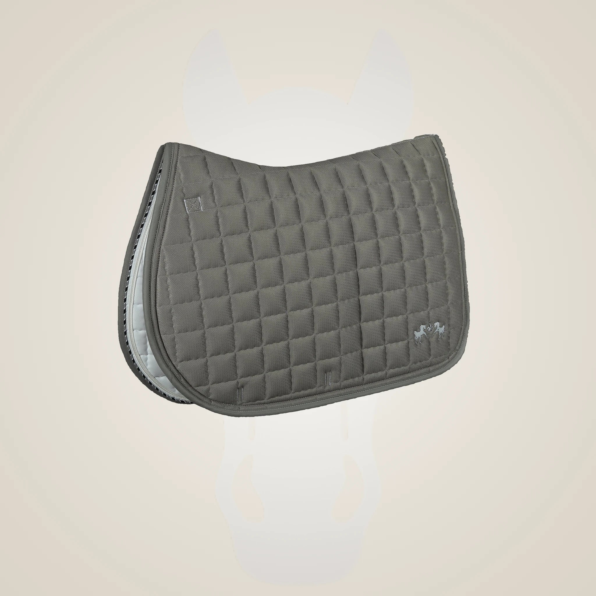 Equine Couture Coolmax Plush White Saddle Pad