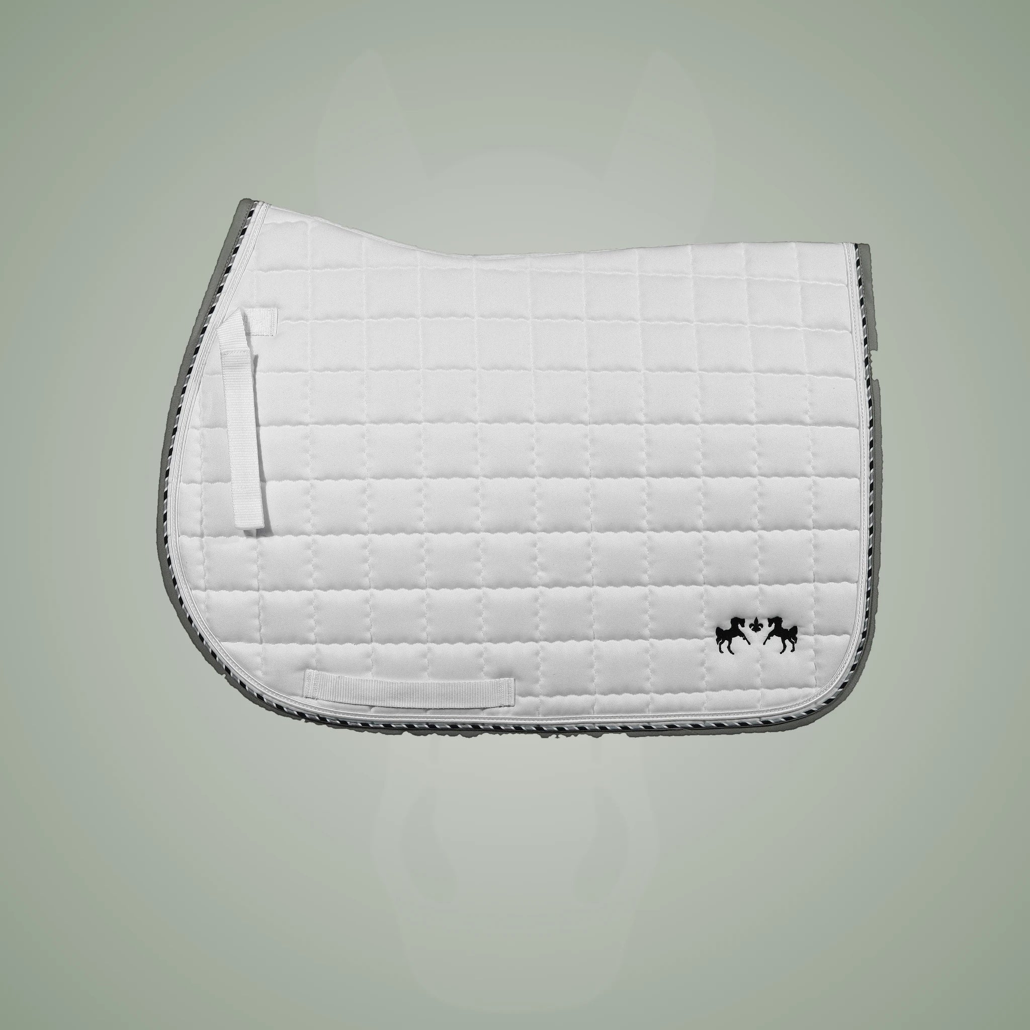Equine Couture Coolmax Plush White Saddle Pad