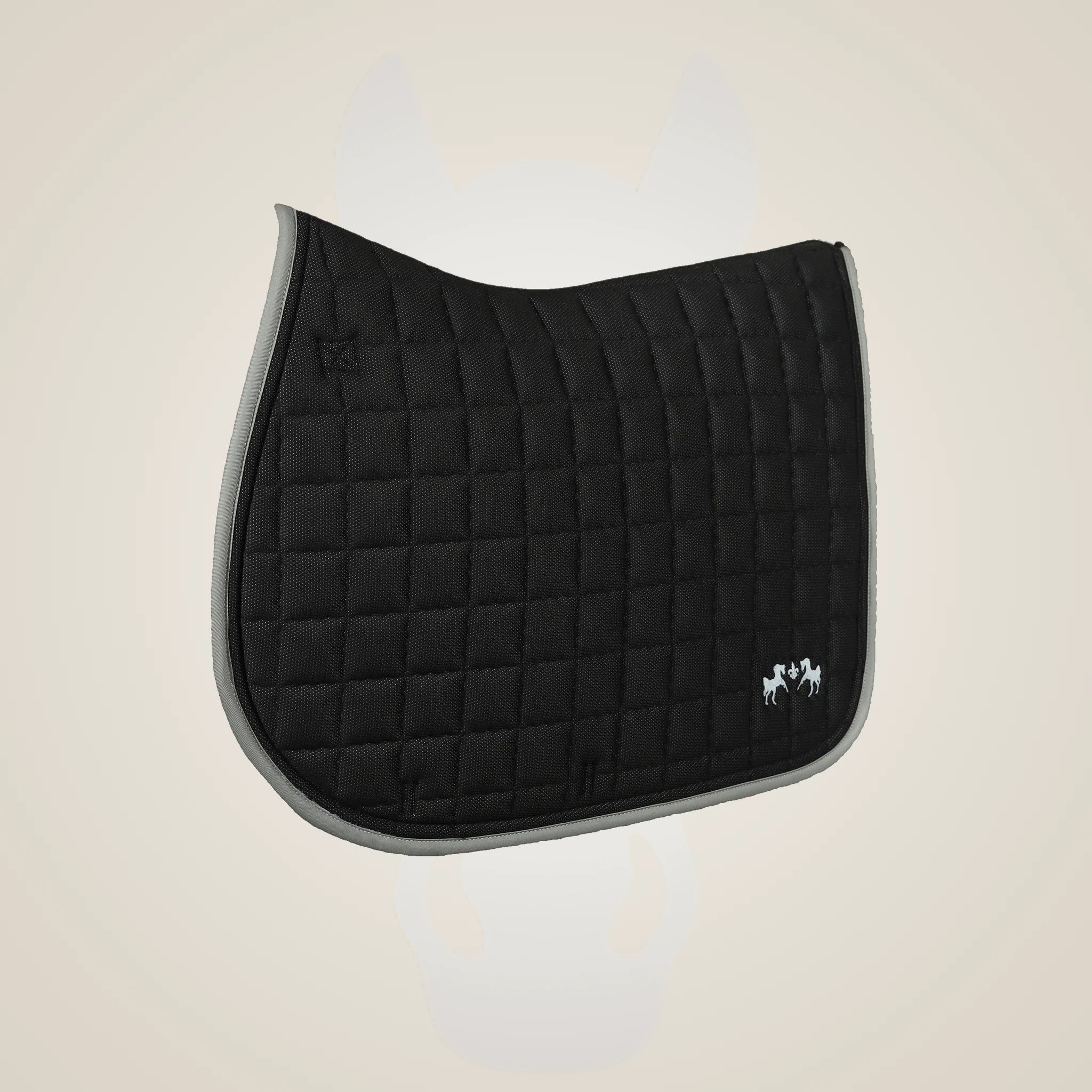 Equine Couture Coolmax Plush White Saddle Pad