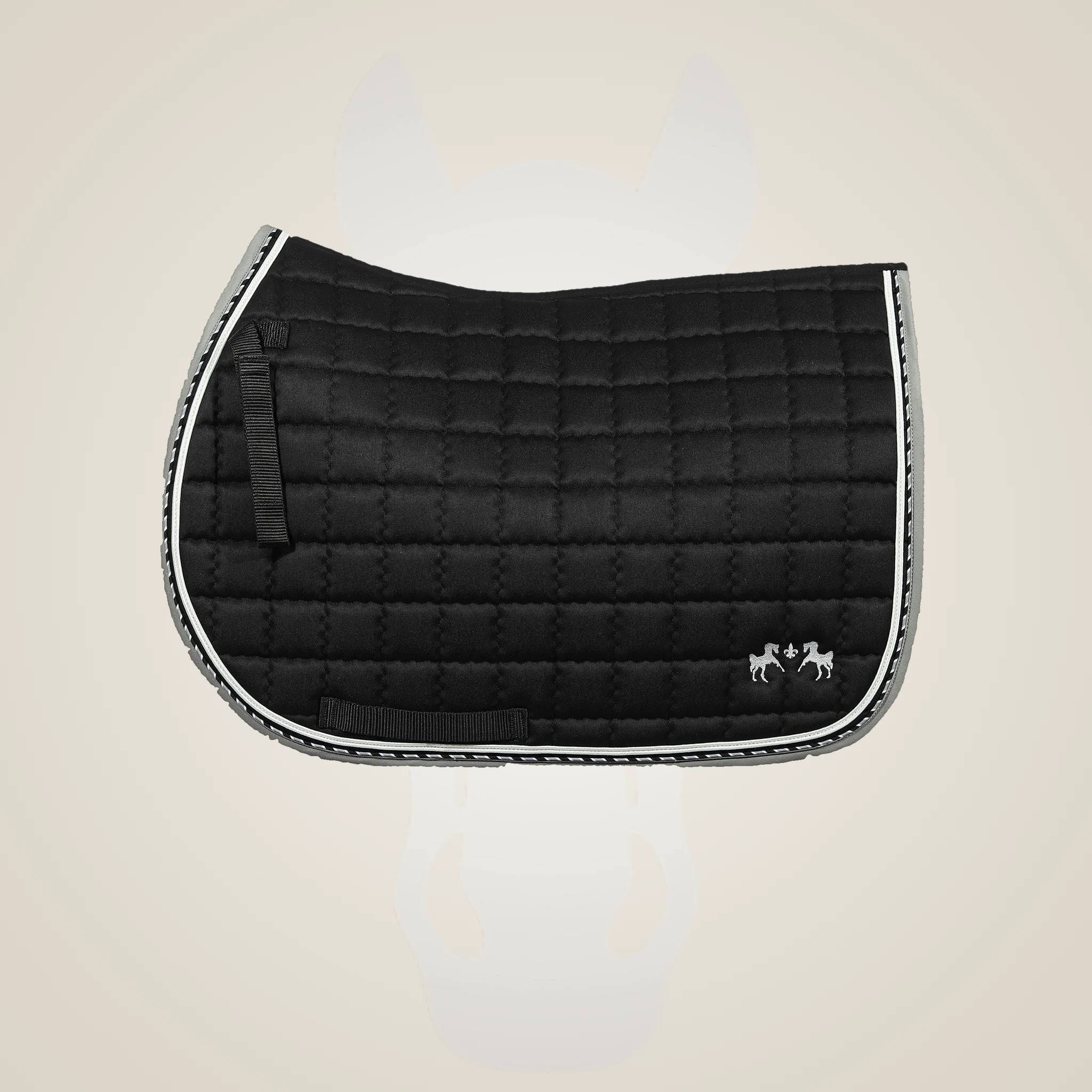 Equine Couture Coolmax Plush White Saddle Pad