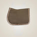 Equine Couture Matte Pony All Purpose Pad - Iron/Metallic Brown/Gold