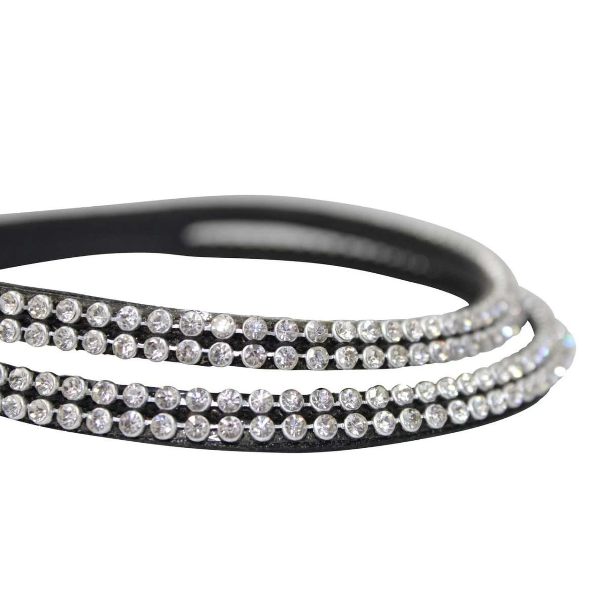 Hilbar Royal Exklusiv Bridle - Black with Brilliant Wave product photo