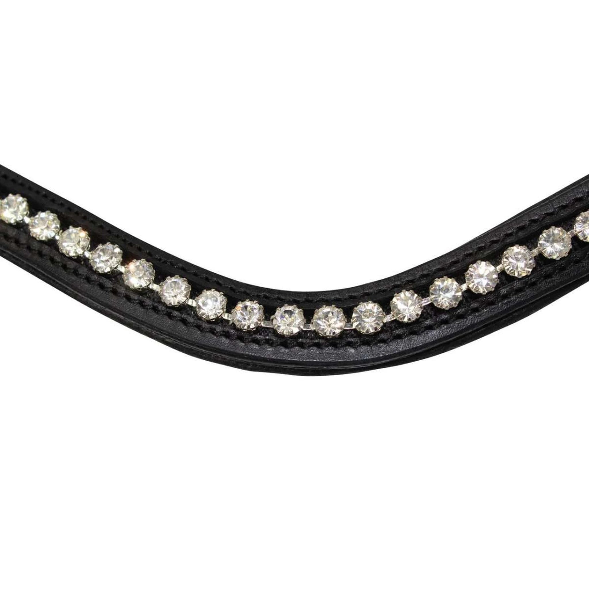 Hilbar Royal Exklusiv Bridle - Black with Crown Diamond product photo