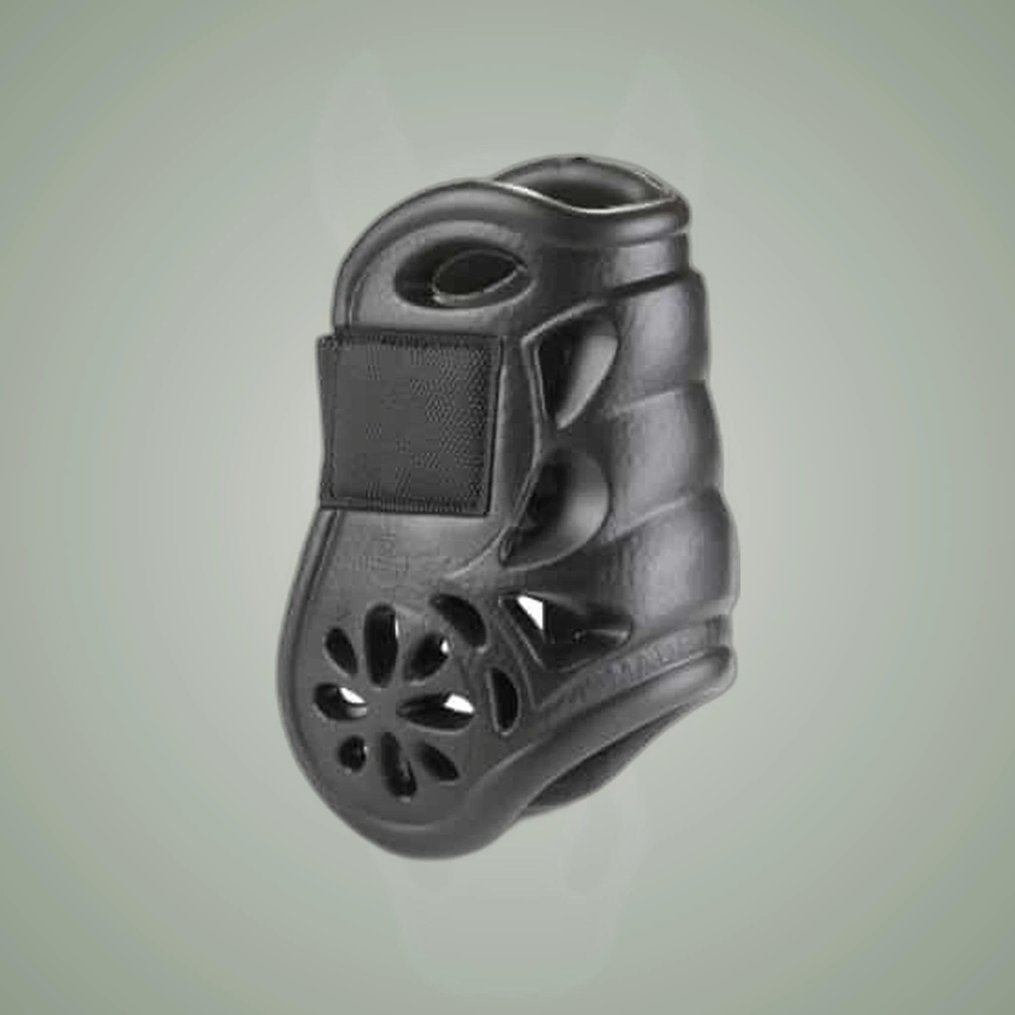Gatusos Air Fetlock Boots on One-Eyed Equine branded background