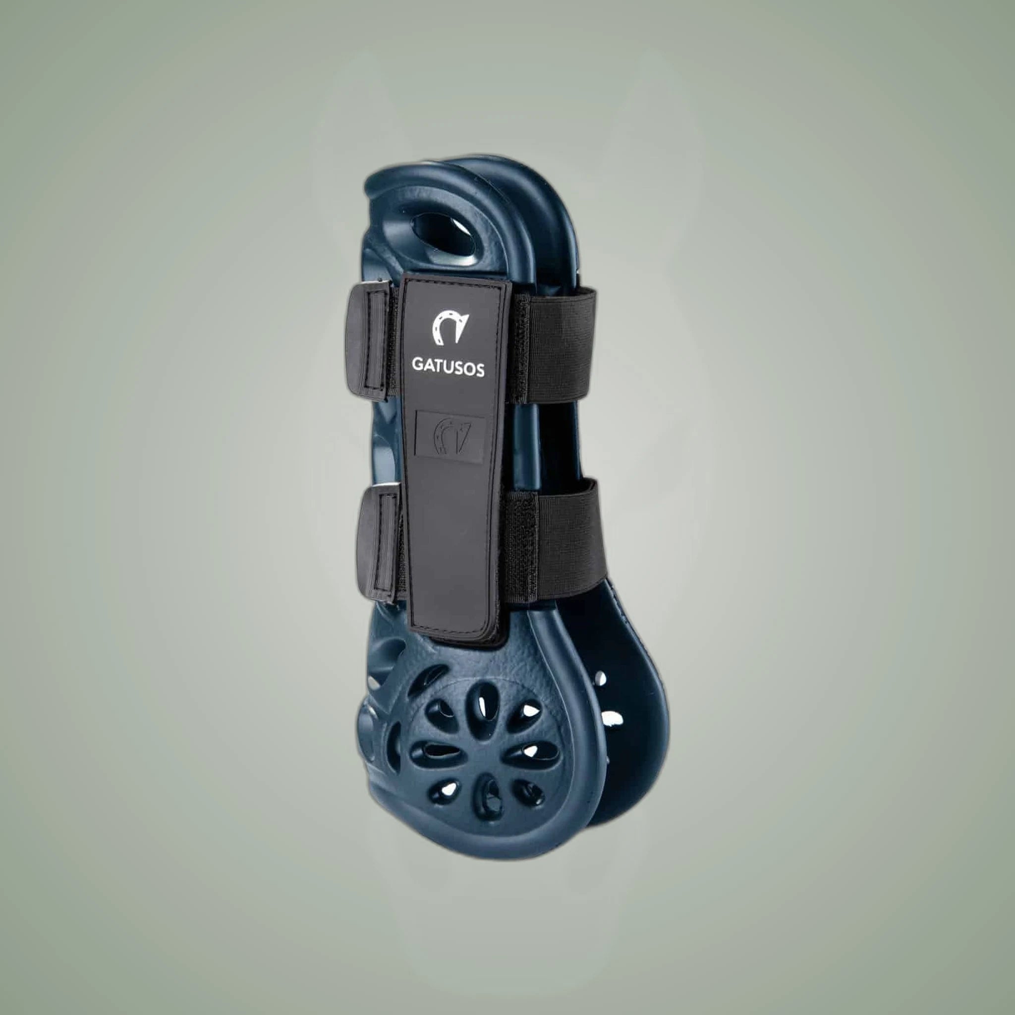 Gatusos Air Front Boots on One-Eyed Equine branded background
