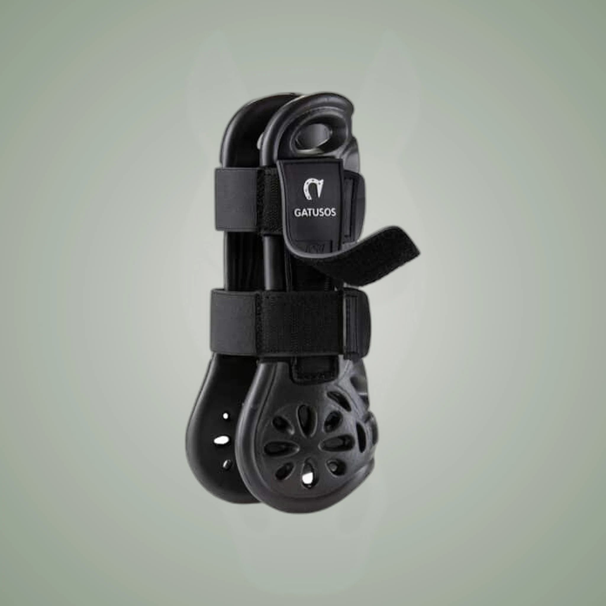 Gatusos Air Front Boots on One-Eyed Equine branded background