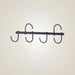 HDR 4 hook portable tack/bridle rack - Black