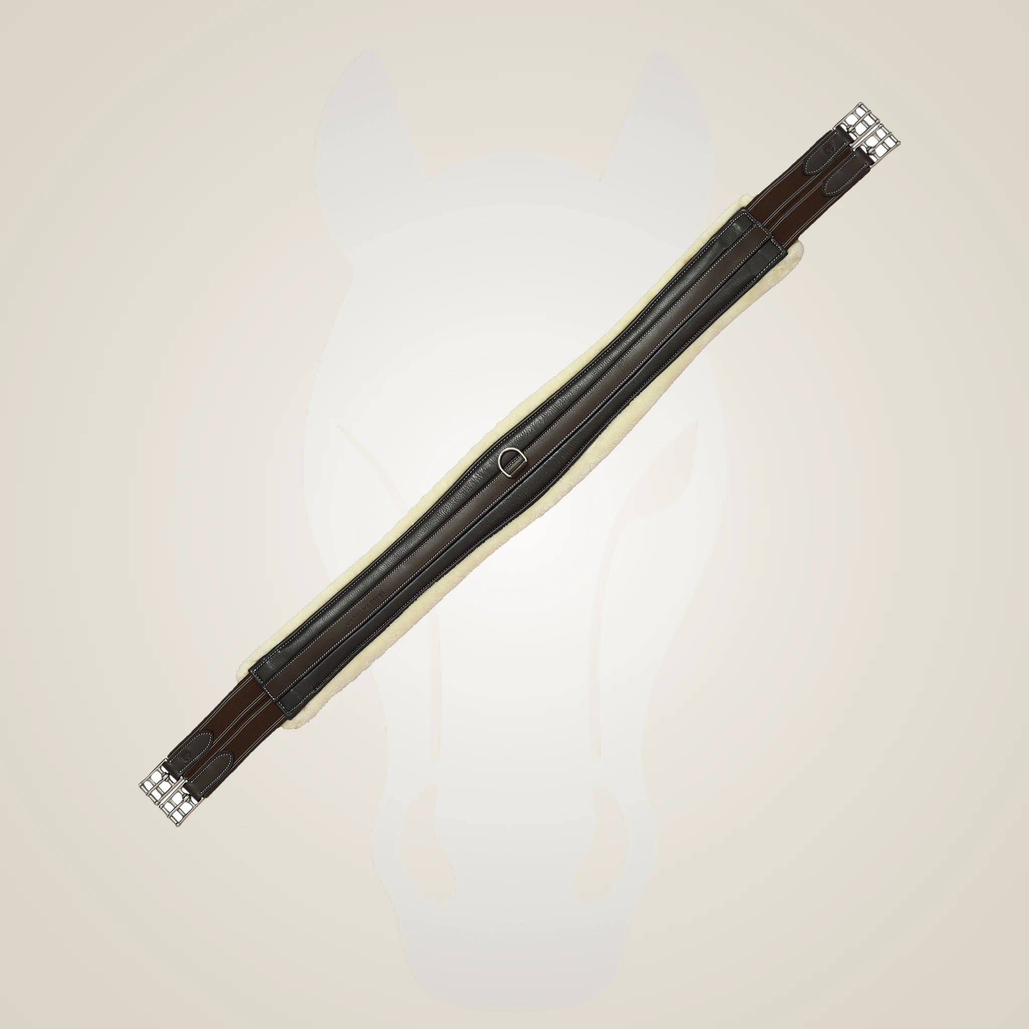 Henri de Rivel Advantage Chafeless Sherpa Fleece Girth - Havana