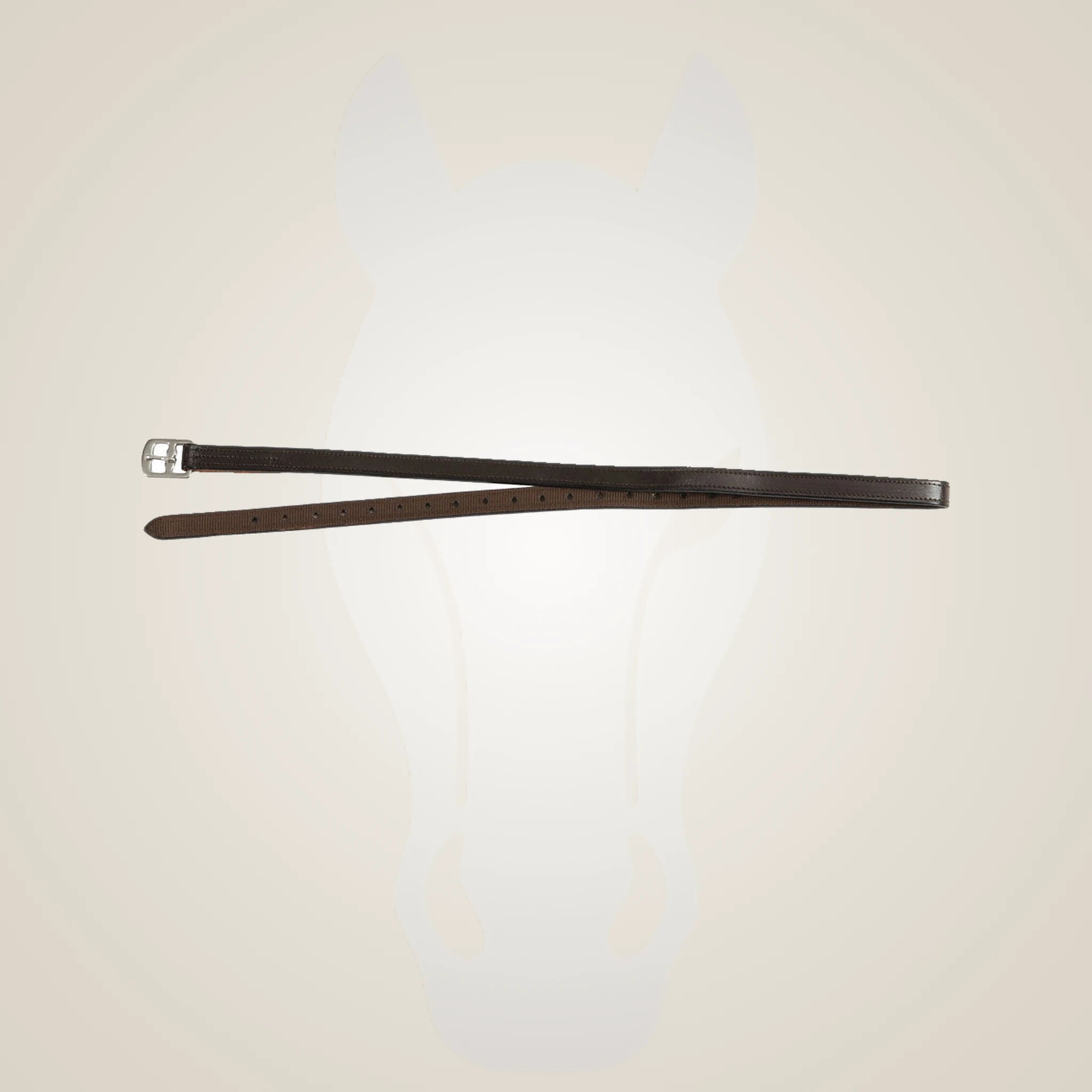 Henri de Rivel Children'S Nylon Lined Stirrup Leather - Havana