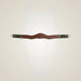 Henri de Rivel Contoured Leather Girth - Australian Nut