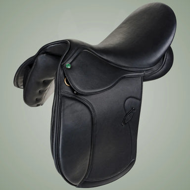 Black Leather Henri de Rivel Dresseur IGP Dressage Saddle