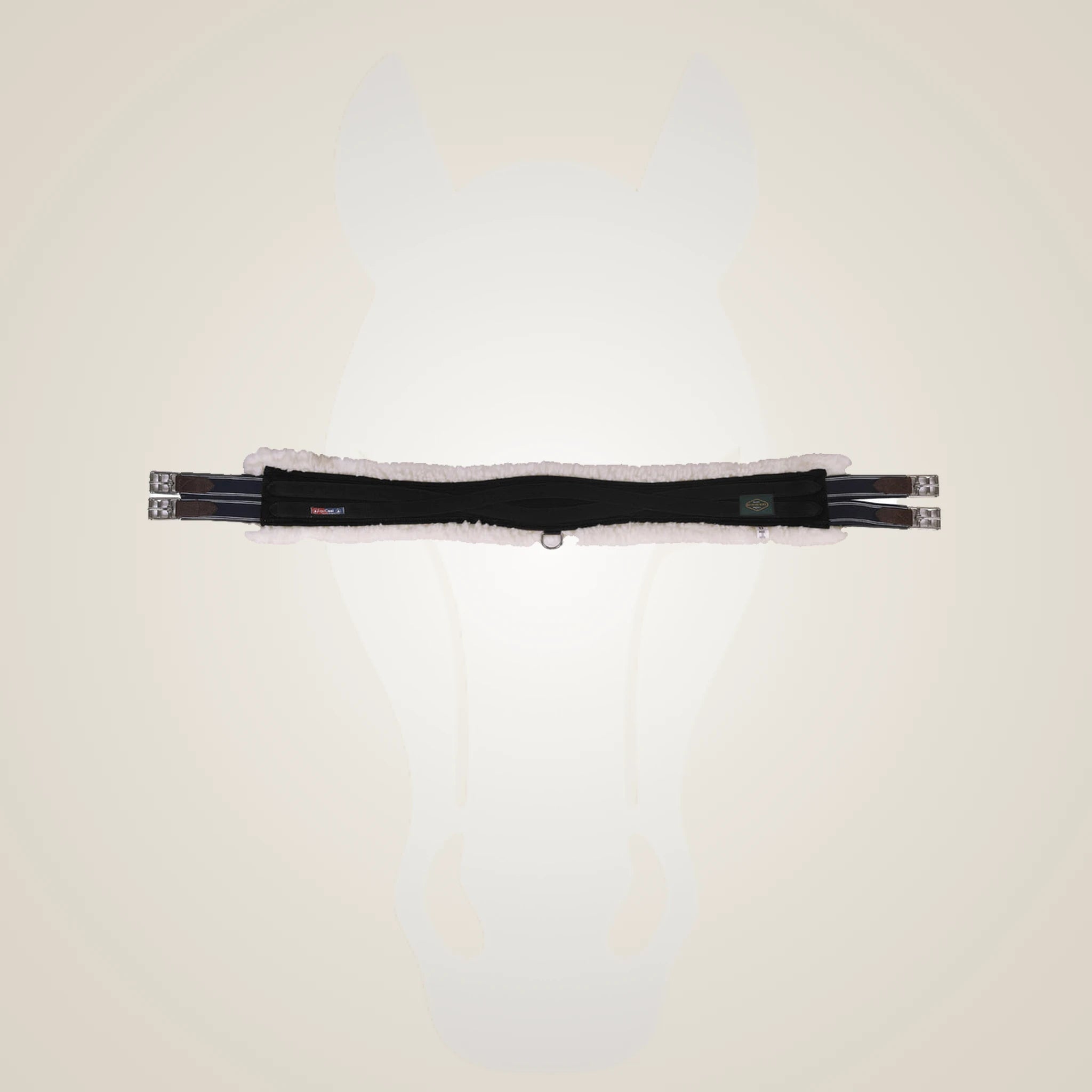 Henri de Rivel Equicool Fleece Girth - Black