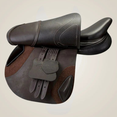 Brown Leather HENRI DE RIVEL EVOLUTION CLOSE CONTACT IGP SADDLE