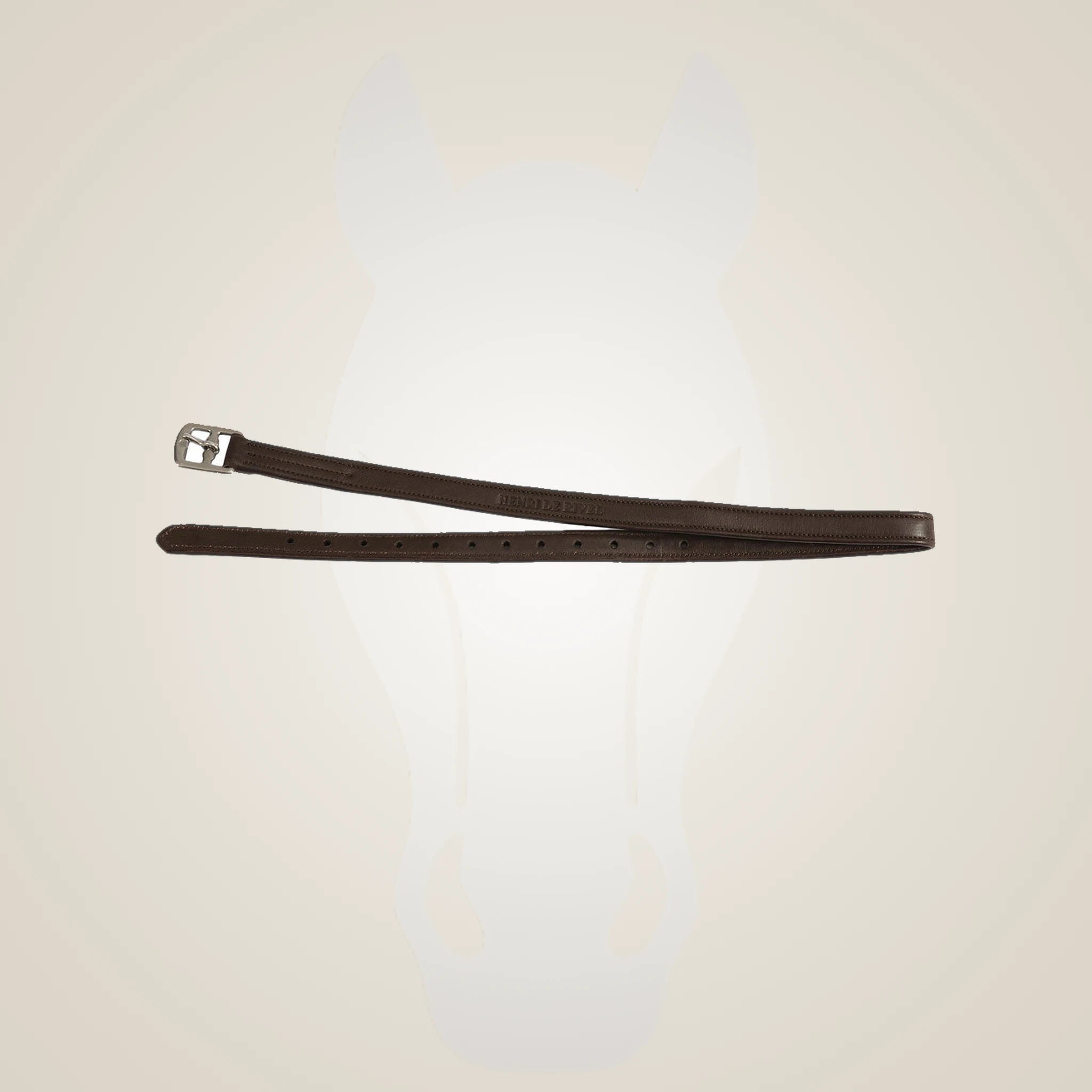 Henri de Rivel Leadline Triple Covered Stirrup Leather - Havana