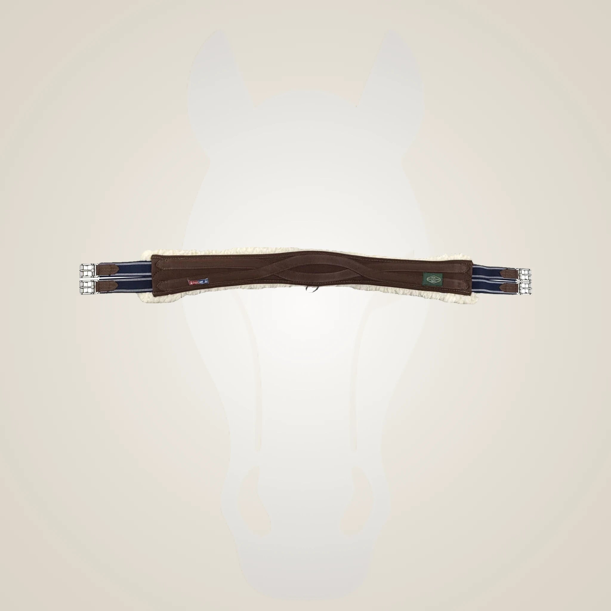 Henri De Rivel Memor-X Fleece Lined Equicool Girth - Brown