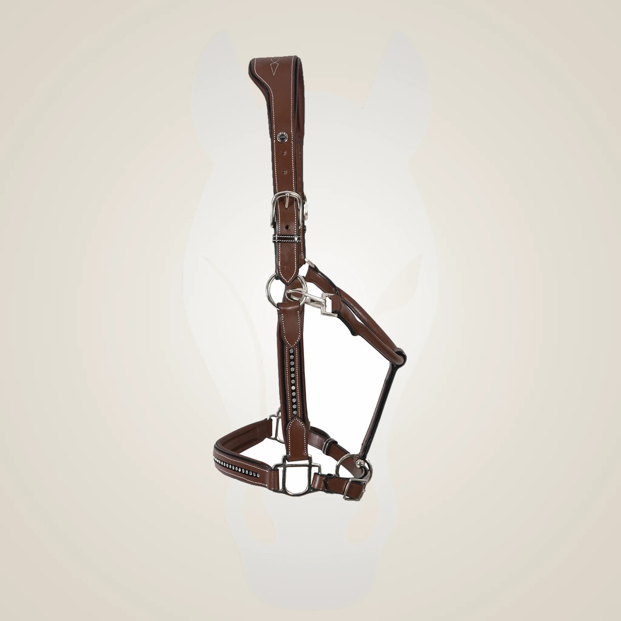 Henri de Rivel Padded Crystal Halter