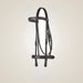 HENRI DE RIVEL POLO BRIDLE WITH DOUBLE REINS - Havana