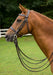HENRI DE RIVEL POLO BRIDLE WITH DOUBLE REINS - Havana