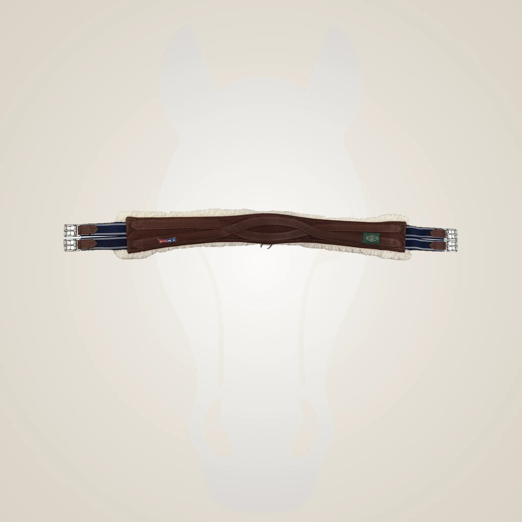 Henri de Rivel Pro Equicool Fleece Snap Girth - Havana