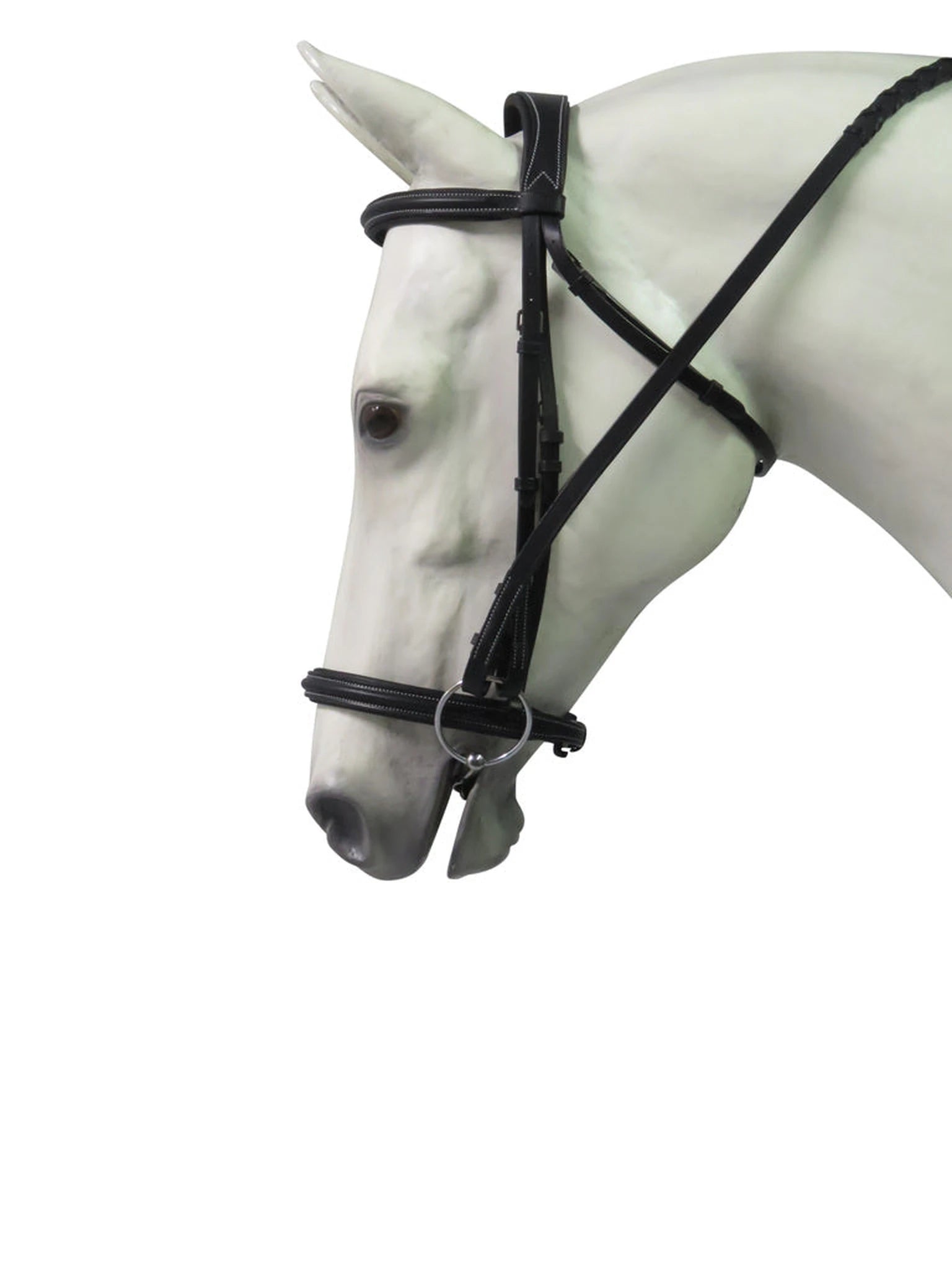 Henri de Rivel Pro Mono Crown Padded Bridle - Black
