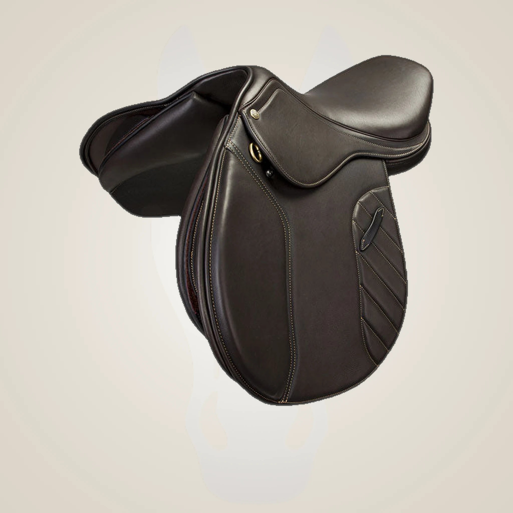 HENRI DE RIVEL SYNERGY CLOSE CONTACT IGP SADDLE - Havana