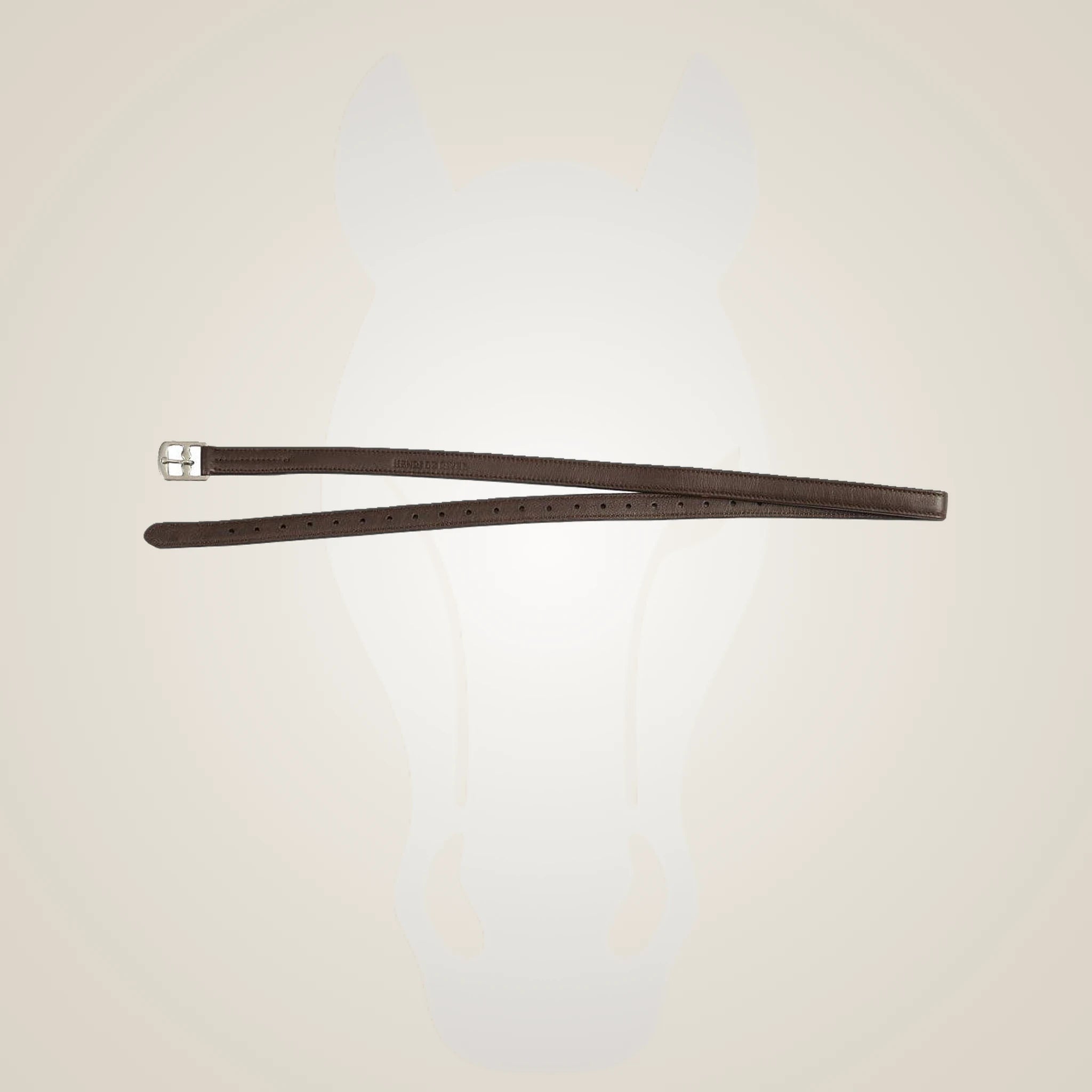 Henri de Rivel Triple Covered Stirrup Leathers - Havana