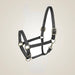 Henri de Rivel Triple Stitched Halter - Black