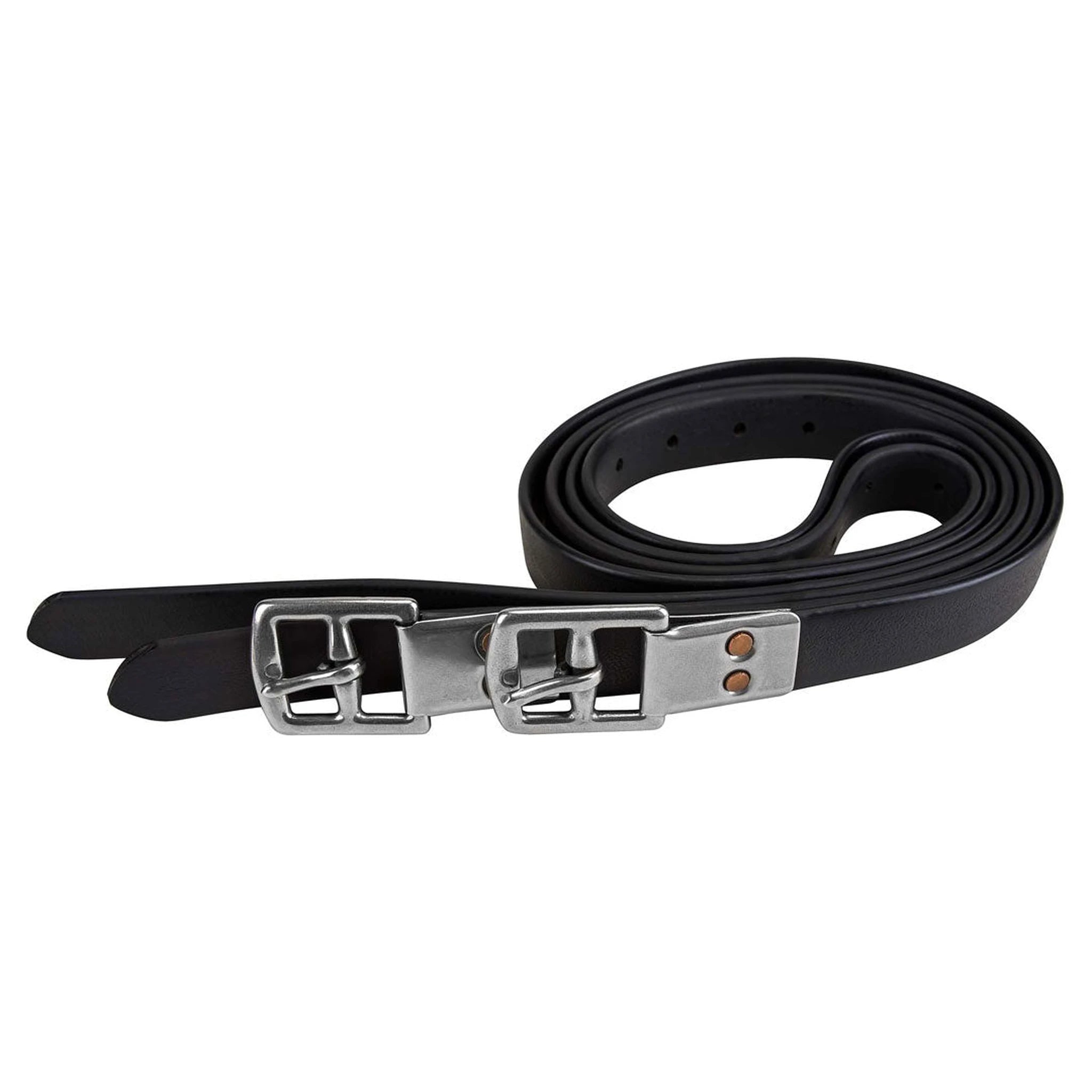 Henri de Rivel Vegan-X Stirrup Leathers - Black