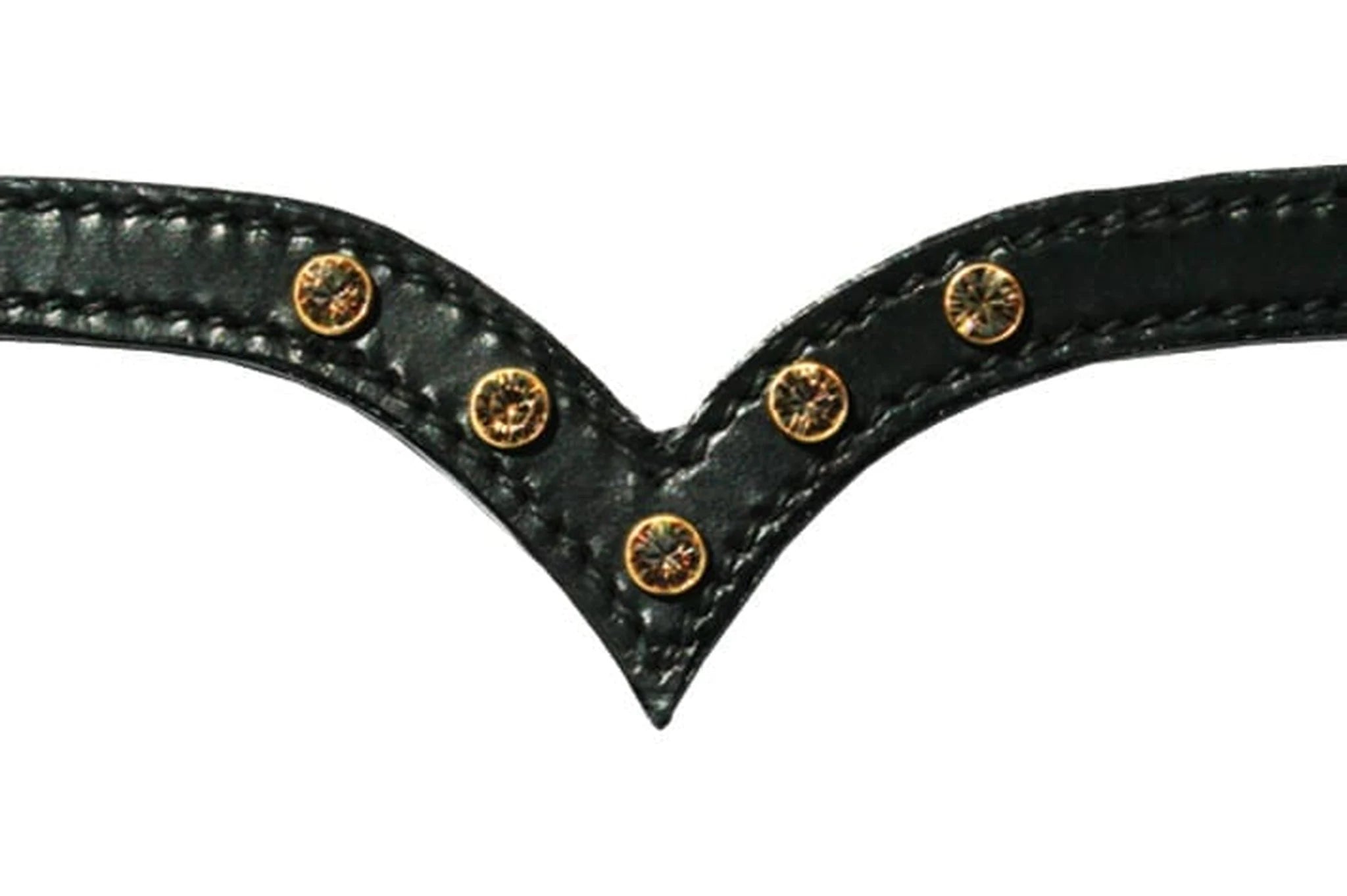 Hilbar Royal Bridle - Gold Diamond (V Browband) product photo