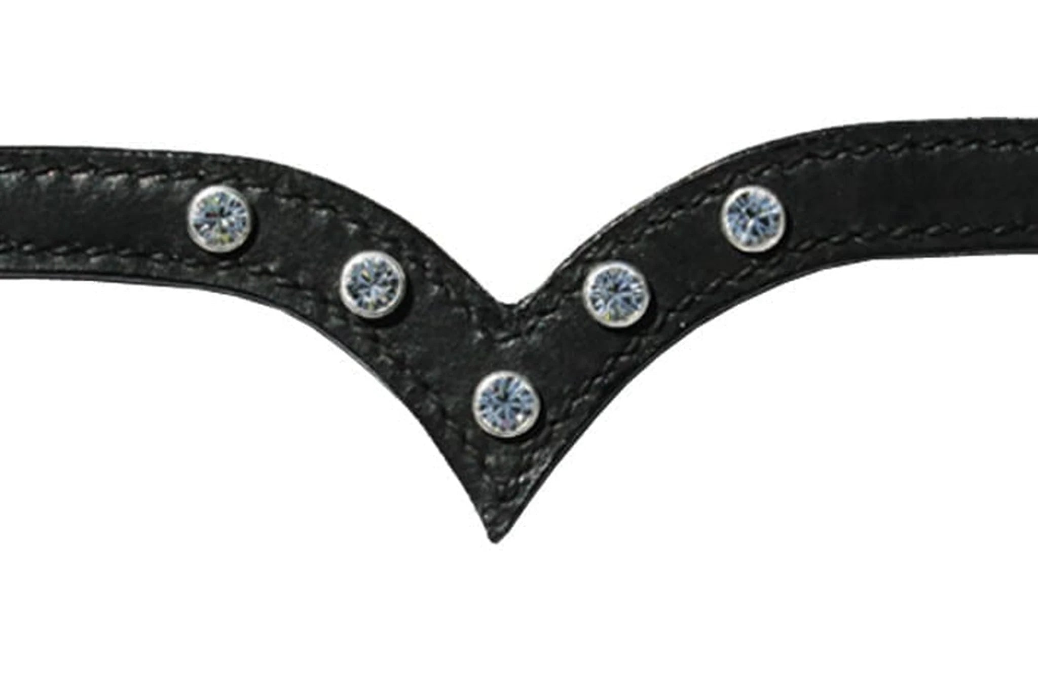 Hilbar Royal Bridle - White Diamond (V Browband) product photo