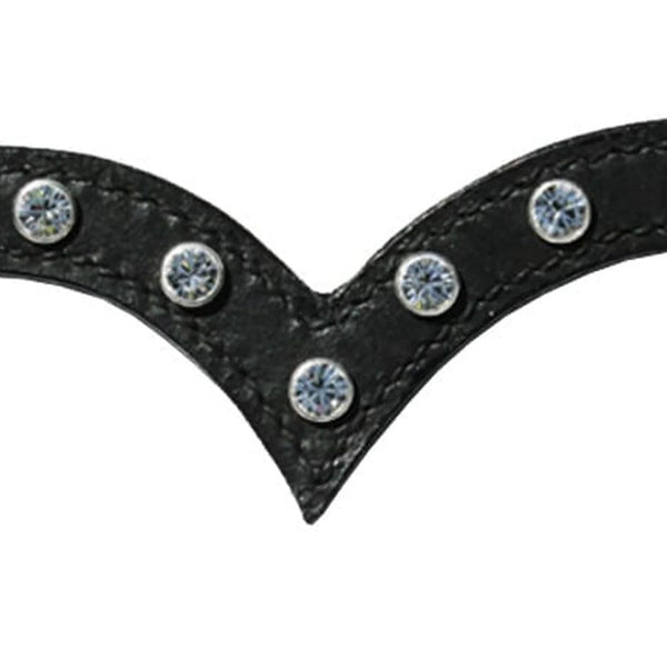 Hilbar Royal Bridle - White Diamond (V Browband)