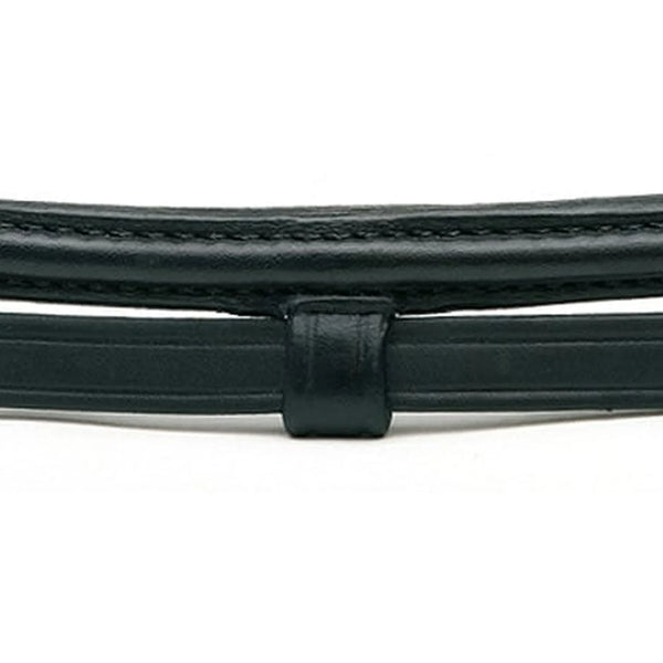 Hilbar Royal Flash Noseband - Smooth Black - Icelandic Bridle