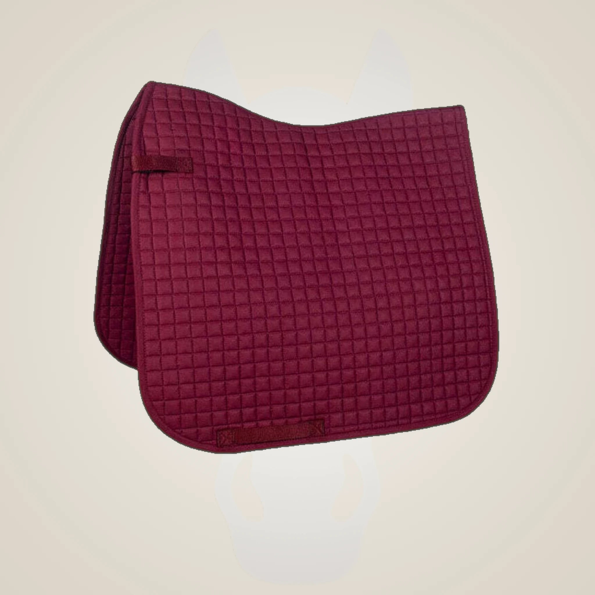 HKM Larissa Saddle Cloth -General Purpose - Wine Red