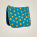 HKM Naples Saddle Cloth-Blue/Yellow - Blue