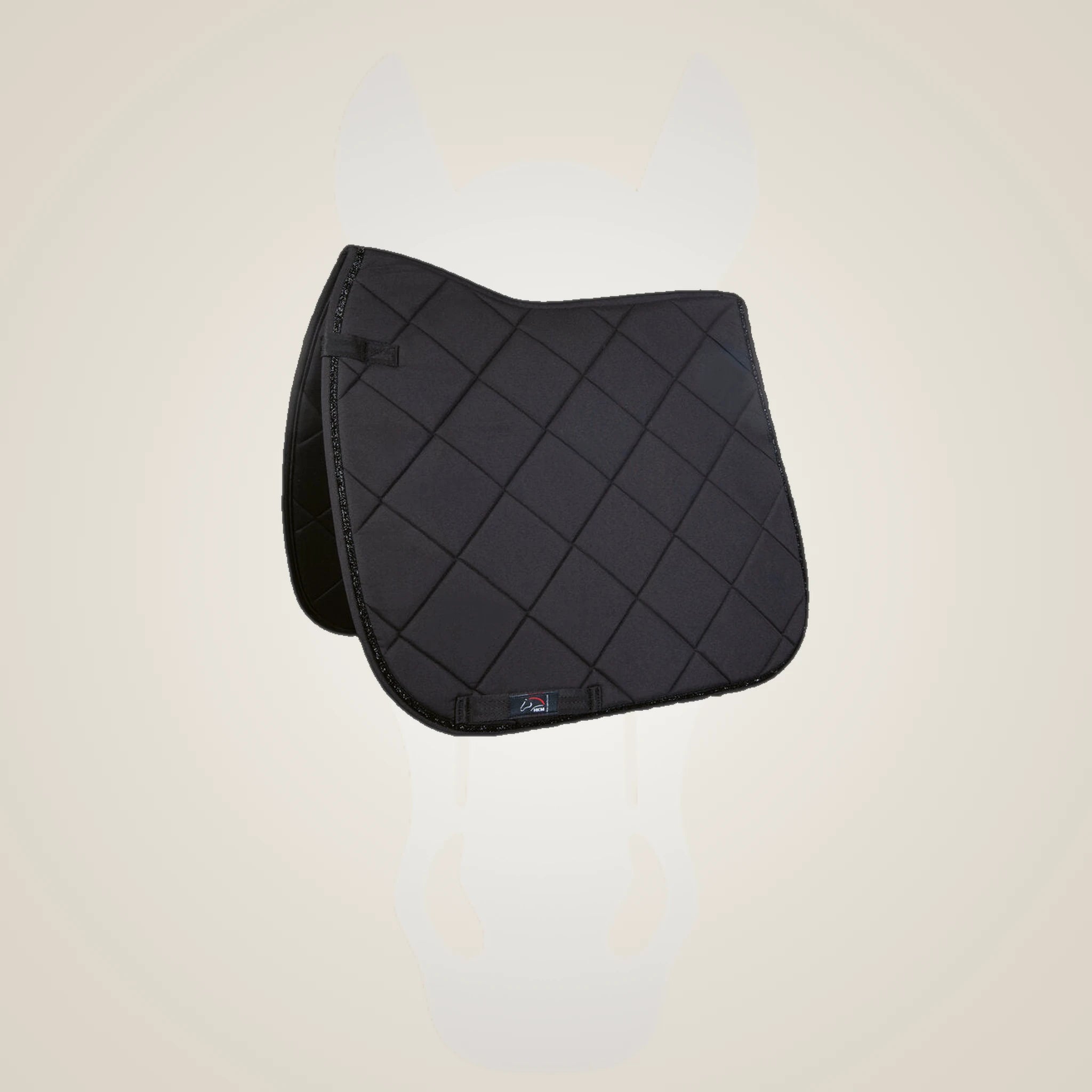HKM Romy Saddle Cloth-Dressage - Black