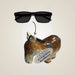 Horse Glasses Holder on One-Eyed Equine branded background
