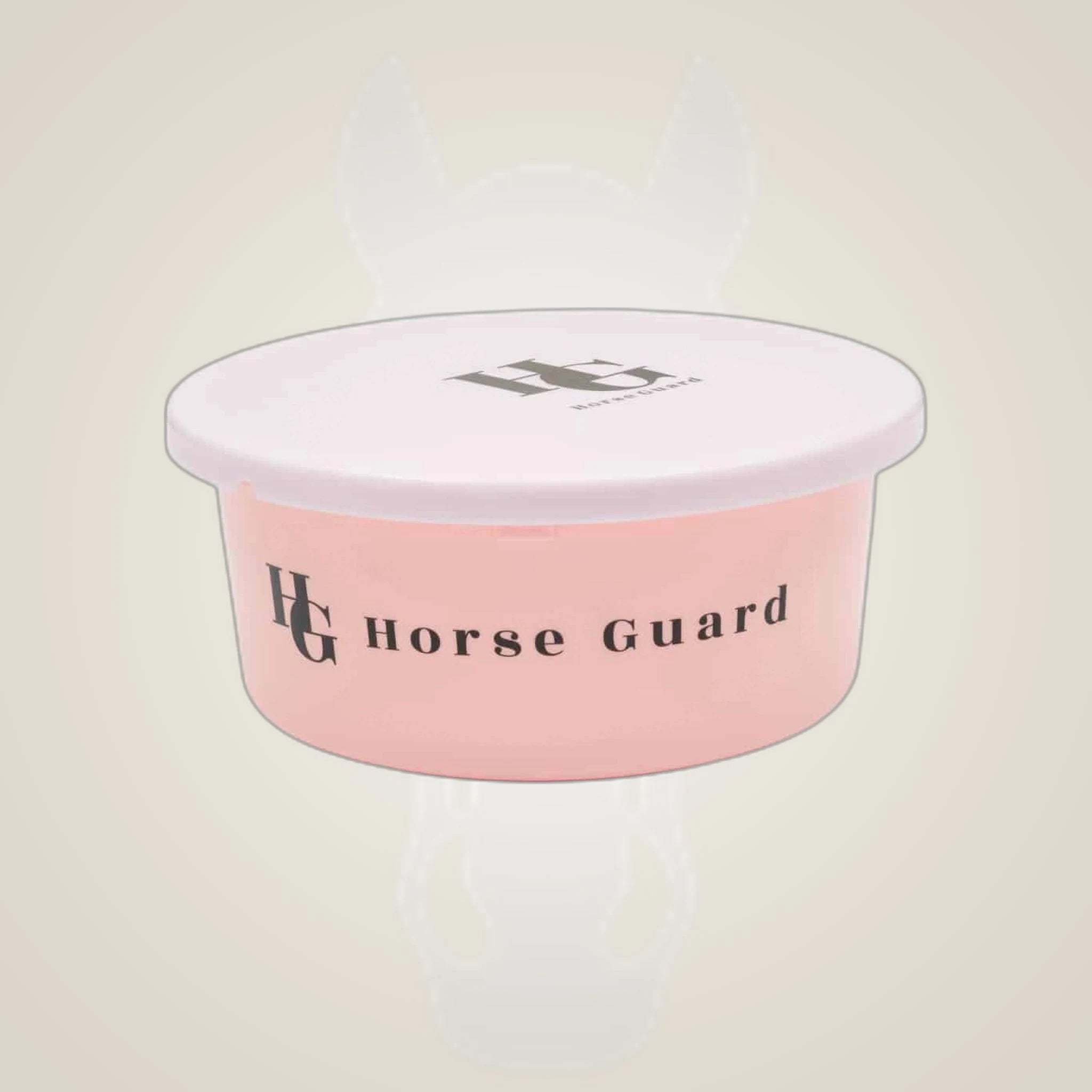 HorseGuard Feeding Bowl on One-Eyed Equine branded background