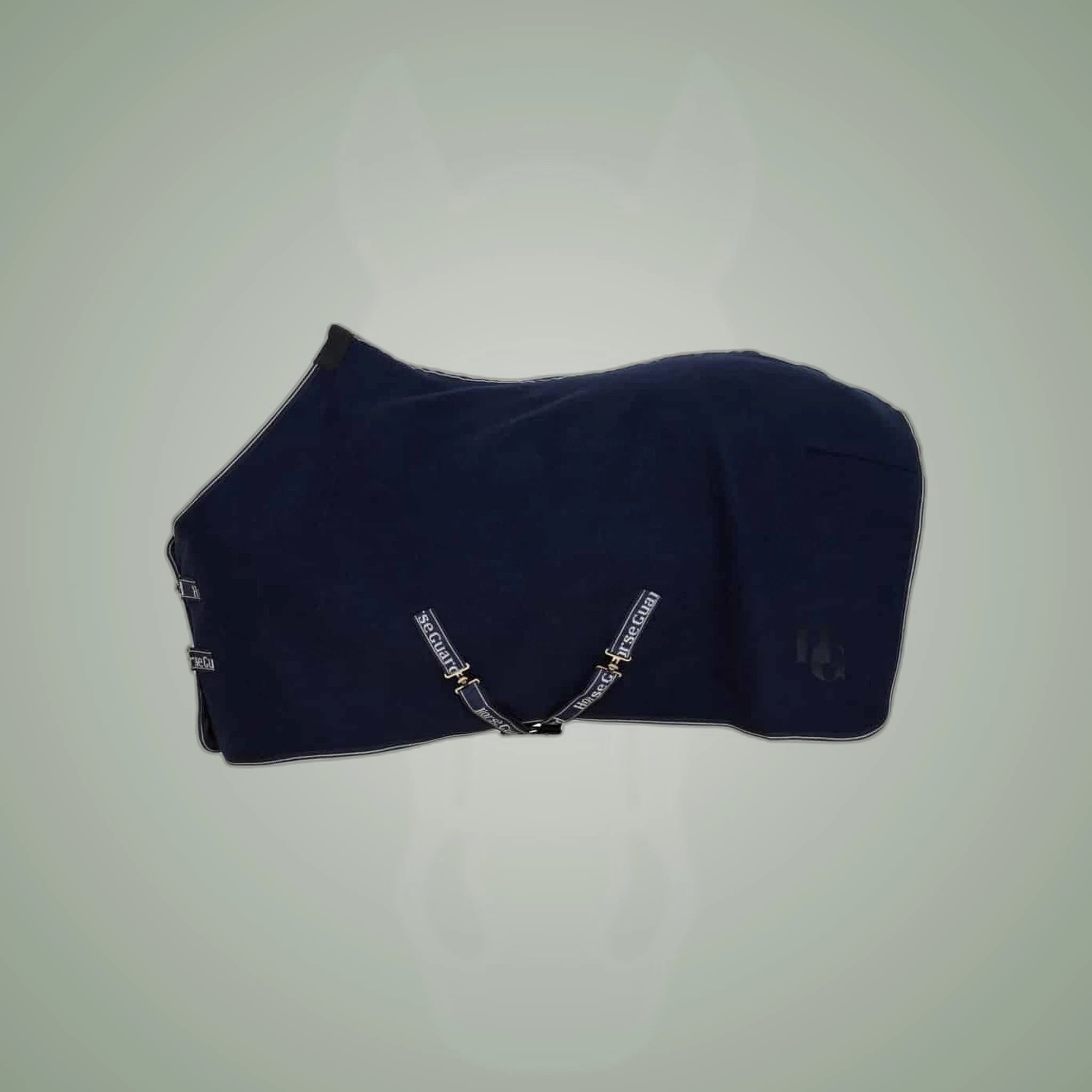 HorseGuard Veda Wool Cooler on One-Eyed Equine branded background