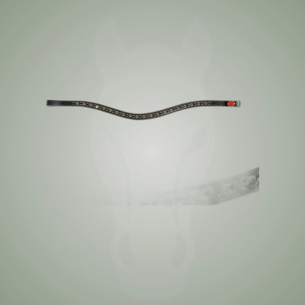 Kieffer Browband - Rachel Black Shades - Bridle