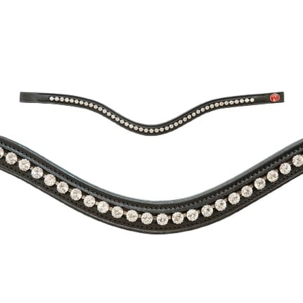 Kieffer Browband - Ultrasoft Celia (Black) - Bridle